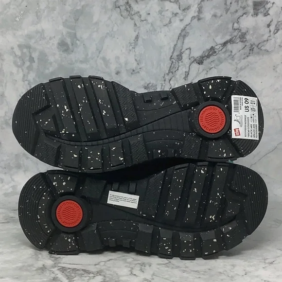 Fitflop Hyker Black and White Winter Boots - Picture 6 of 9